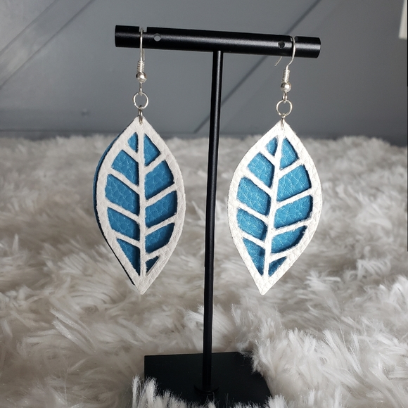 Handmade Faux Leather Earrings! - Picture 1 of 1